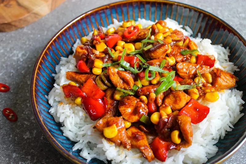 Kuracie soté s ryžou